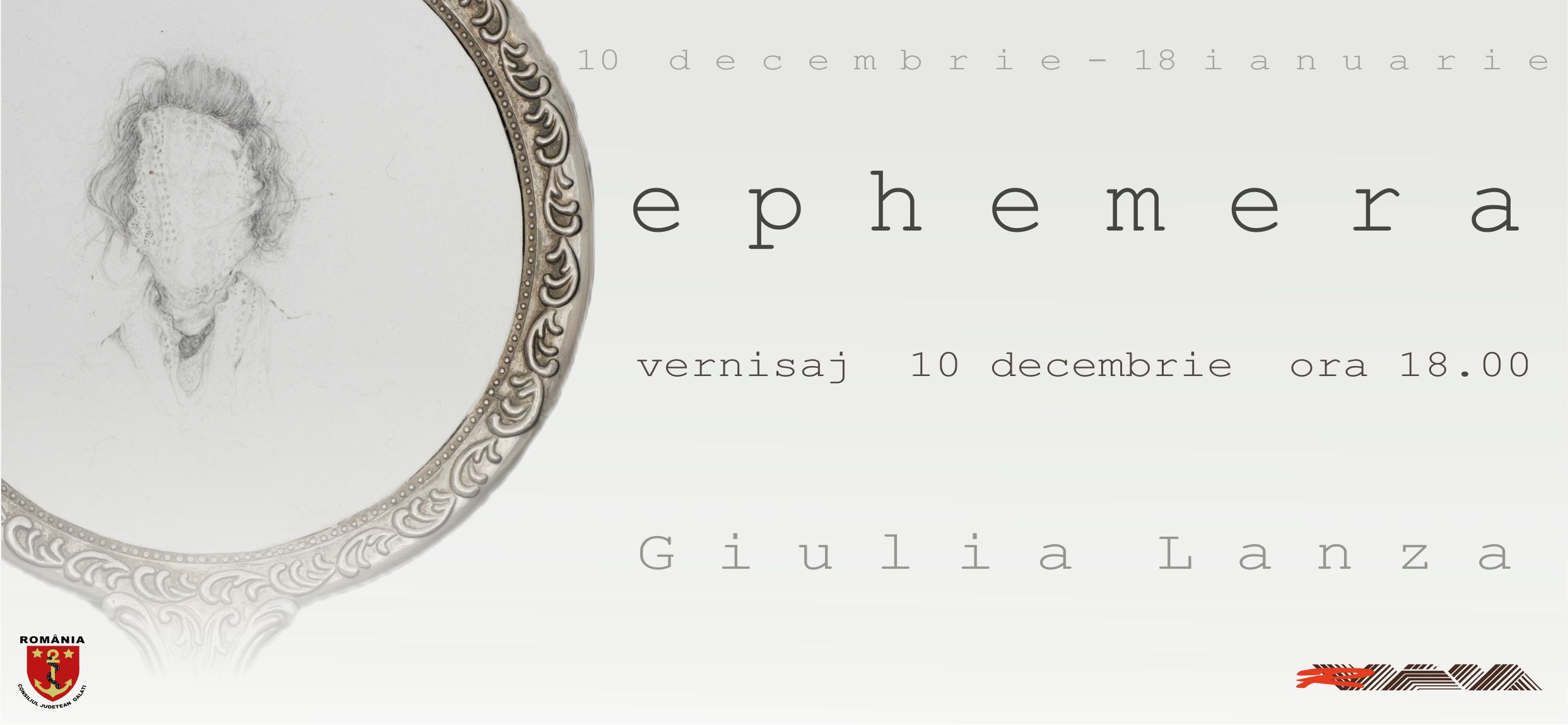 Vernisaj Giulia Lanza, astăzi, la Muzeul de Artă Vizuală Galaţi